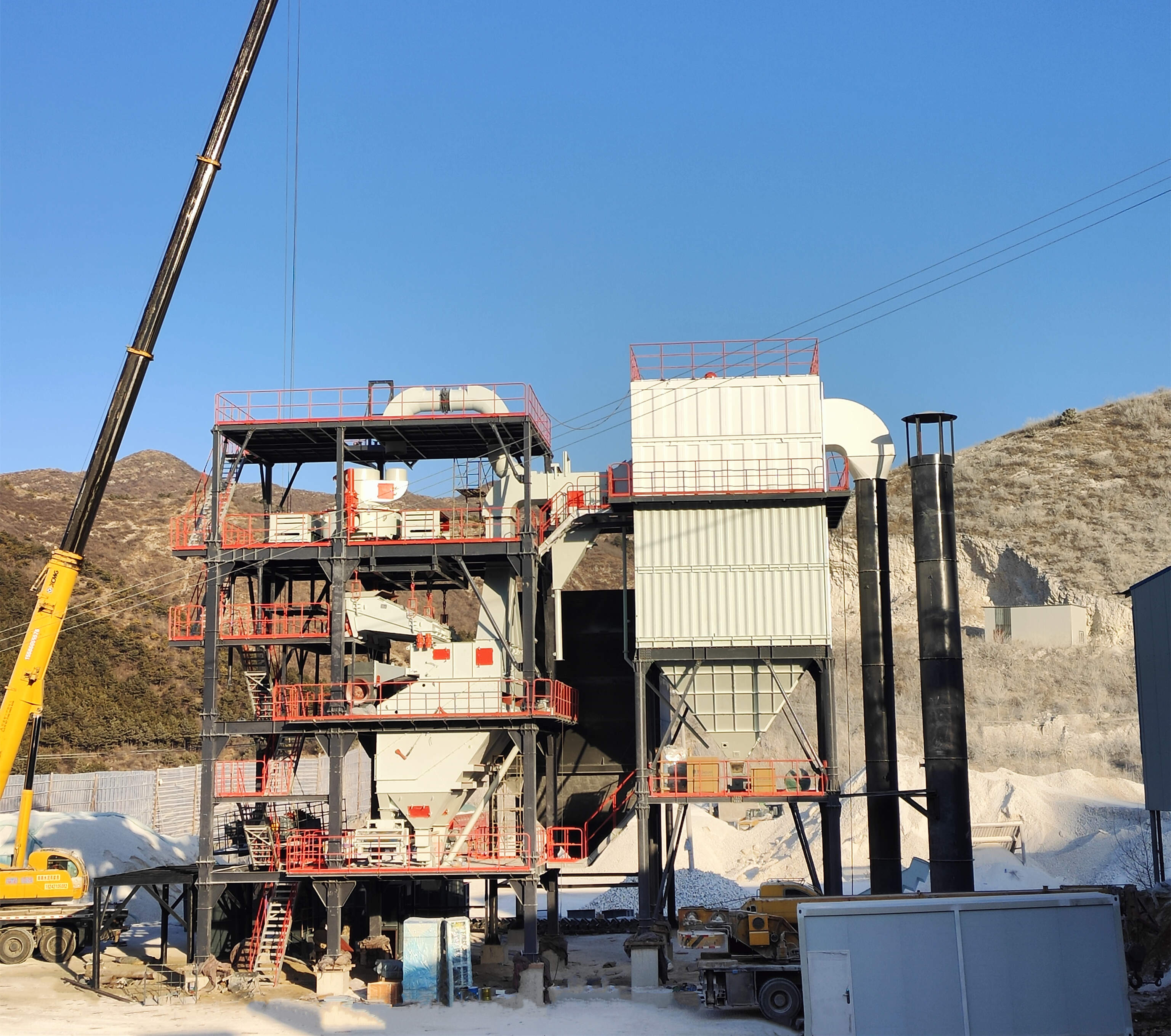 生產(chǎn)高品質(zhì)機(jī)制砂，請(qǐng)選擇唐山金路V9干式制砂樓